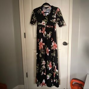 Hawaiian maxi dress